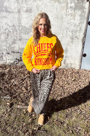 Chiefs Kingdom Sweatshirt- Yellow