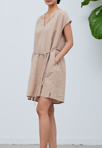 Mile High Dress- Taupe
