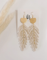 The Rayne Earring - Cream