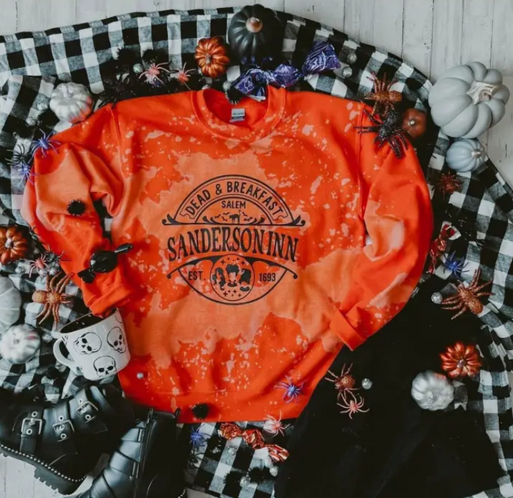 Sanderson Inn Bleached Sweatshirt