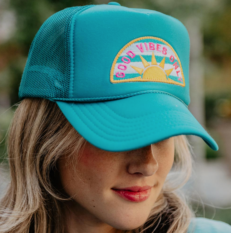 Foam Trucker Hats- Good Vibes Only