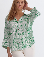 Marbled Top- Green