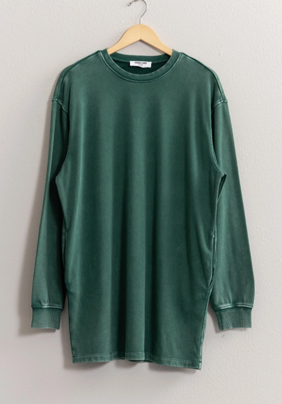 Oversized Sweatshirt- Green