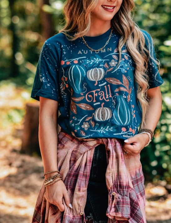 Autumn Market Graphic Top