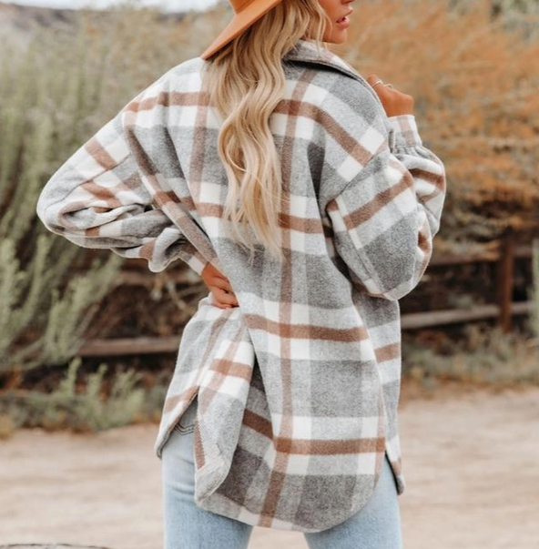 Lacy Flannel Shacket