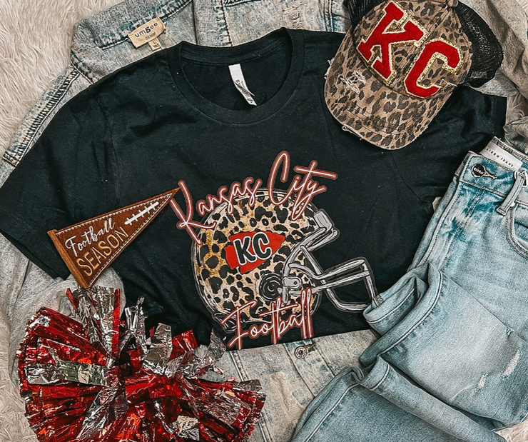 KC Football Leopard Graphic