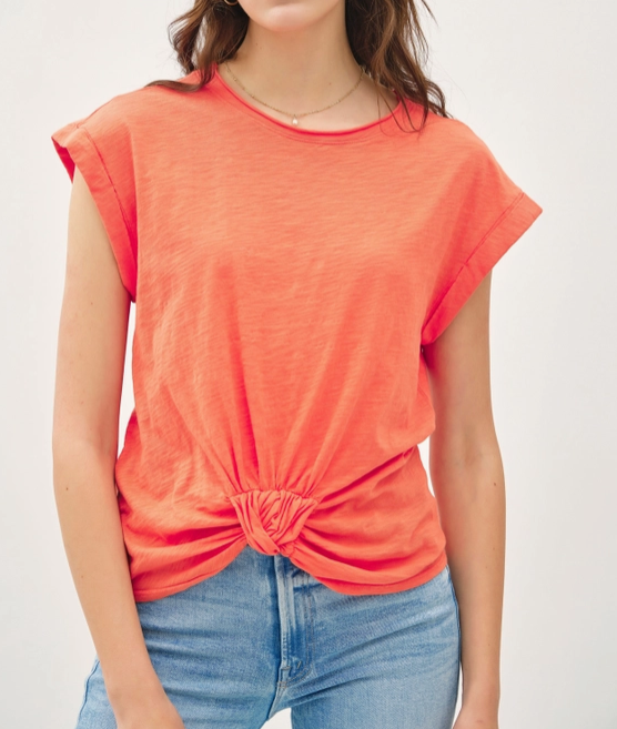 Poppy Gathered Tee