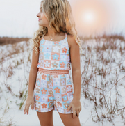 Girls Floral Two Piece Set