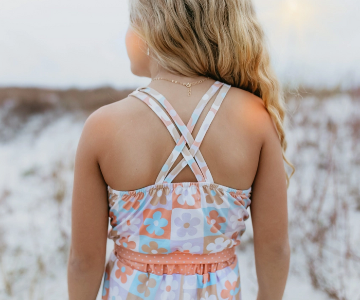 Girls Floral Two Piece Set