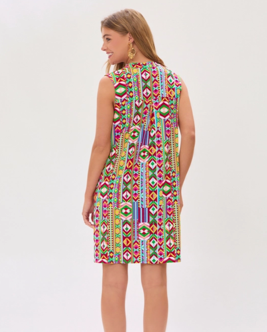Abstract A-Line Dress
