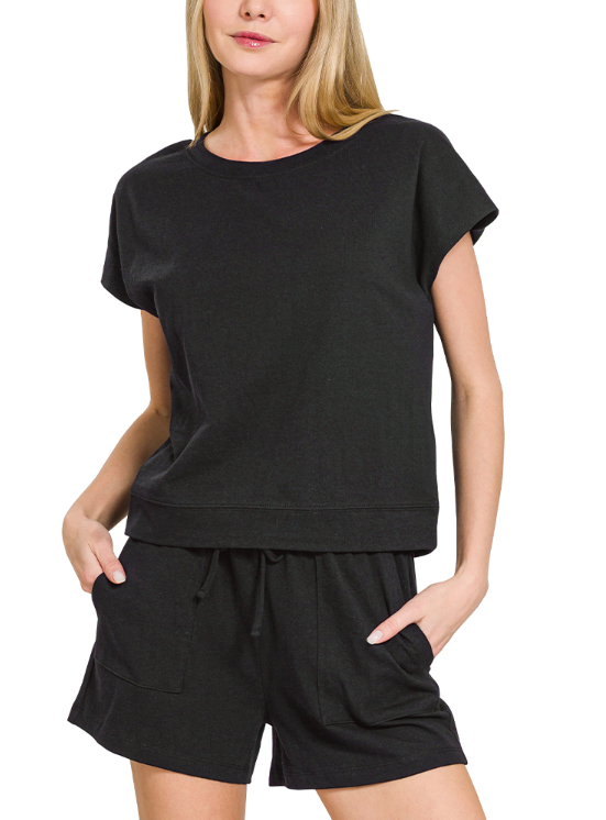 Heather Set-Black