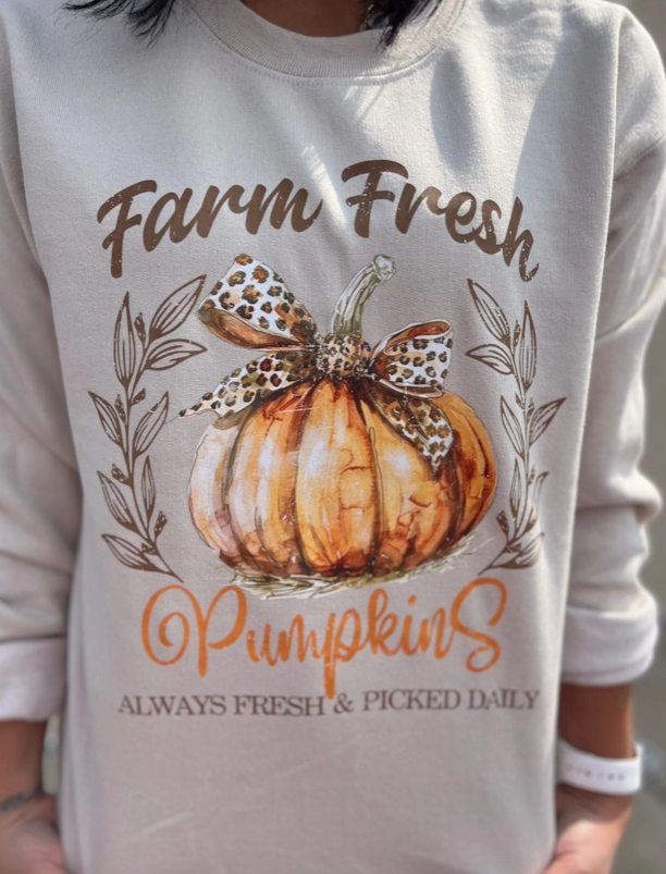 Farm Fresh Pumpkin Sweatshirt