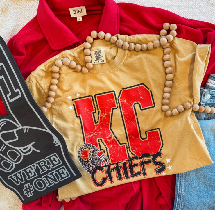 GO KC Graphic- Mustard