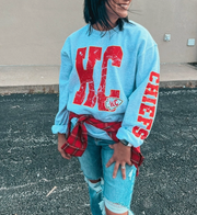 Chiefs Kingdom Sweatshirt- Grey