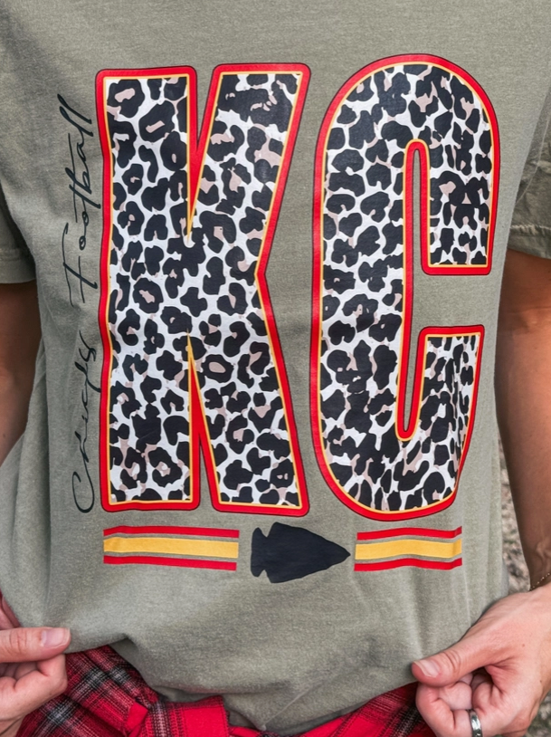 Leopard KC Chiefs Tee