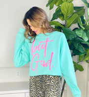 but God Sweatshirt- Mint