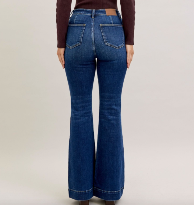 Judy Blue- High Rise Trouser Flare