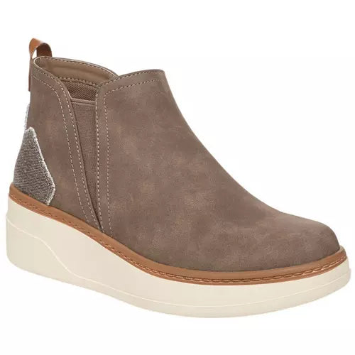 Charming Chelsea Wedge Sneaker - Woodsmoke