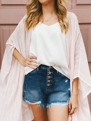 Taupe Swiss Cardigan
