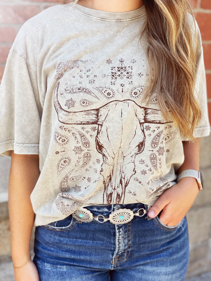 Vintage Long Horn Tee