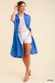 Mabel Midi Ocean Blue Dress