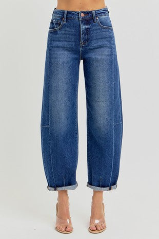 Millie High Rise Barrel Jeans