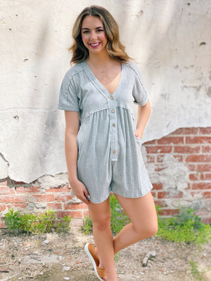 Everyday Button Down Romper